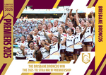 2025 NRLW 3 Card Premiership Set - Brisbane Broncos