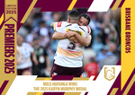 2025 NRLW 3 Card Premiership Set - Brisbane Broncos