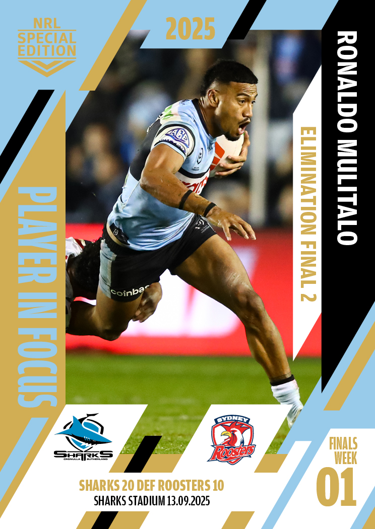 NRL In Focus Elimination Final 2 - Ronaldo Mulitalo