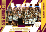 2025 NRL 3 Card Premiership Set - Brisbane Broncos