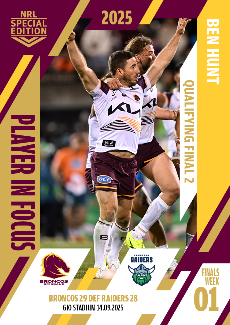 NRL In Focus Qualifying Final 2 - Ben Hunt