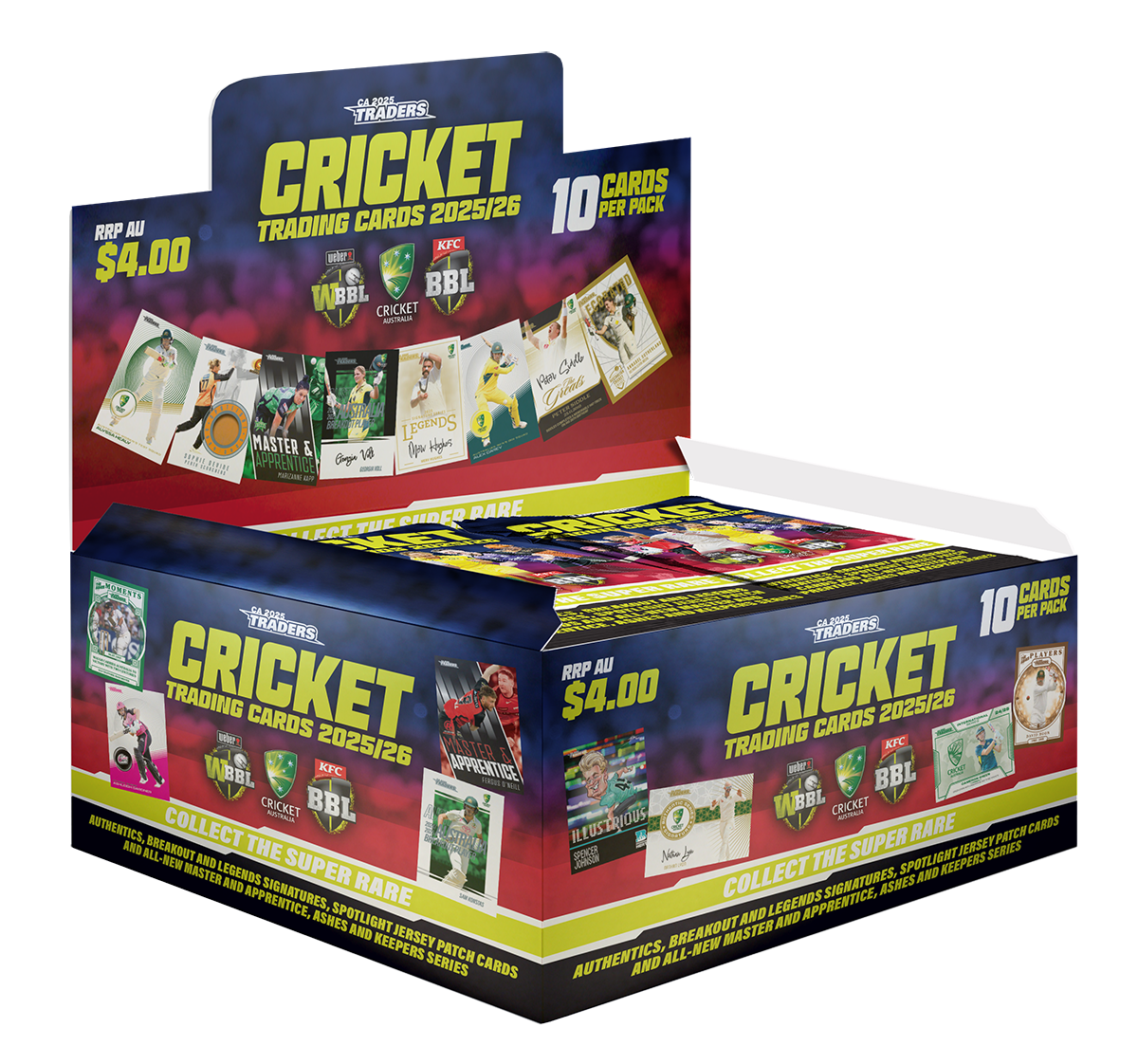 thumbnail image 2 of 6x 2021-2022 CA Cricket Traders Trading Cards – Sealed Packs, IN STOCK 2 of 4