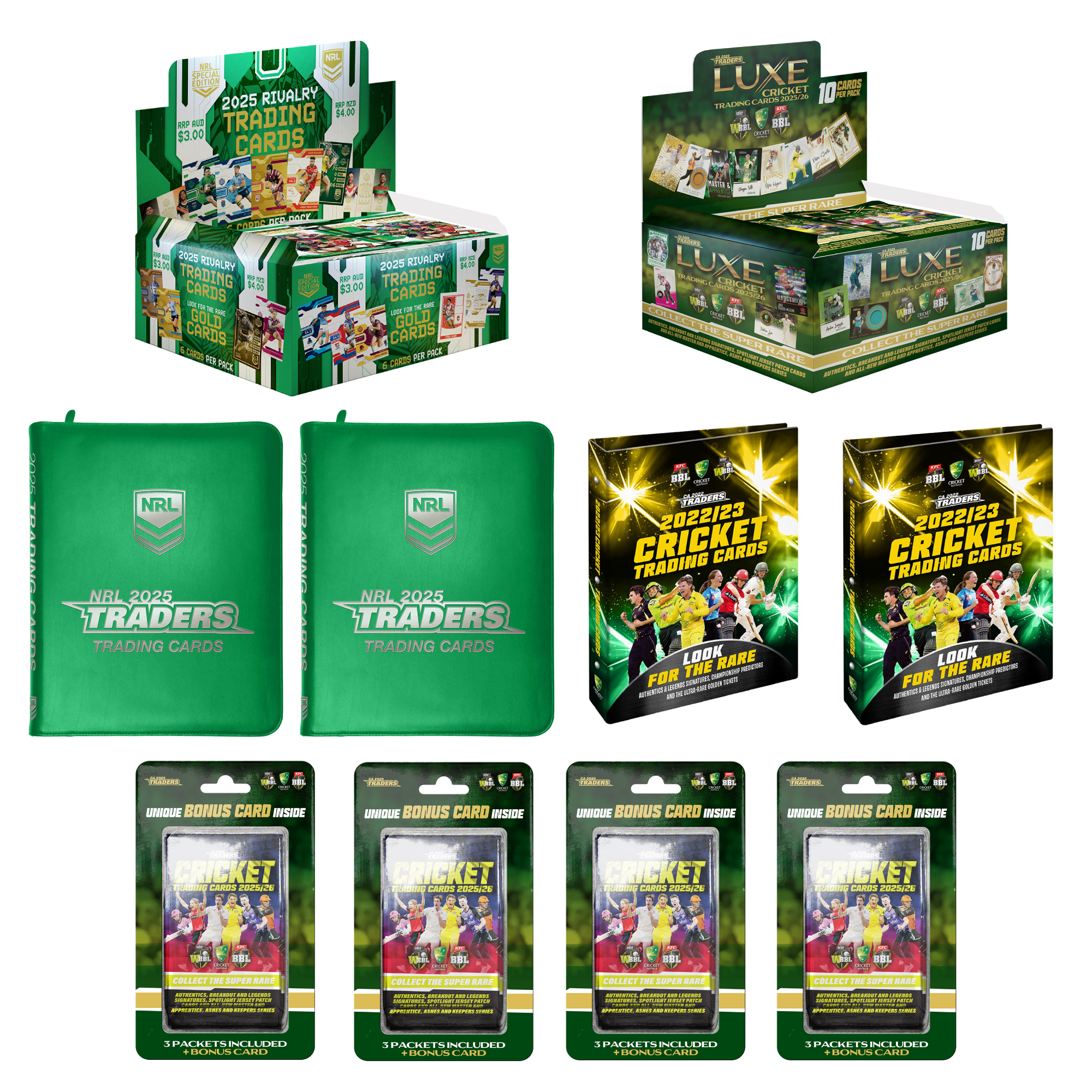 25 Cricket Luxe & 25 NRL Rivalry Bundle