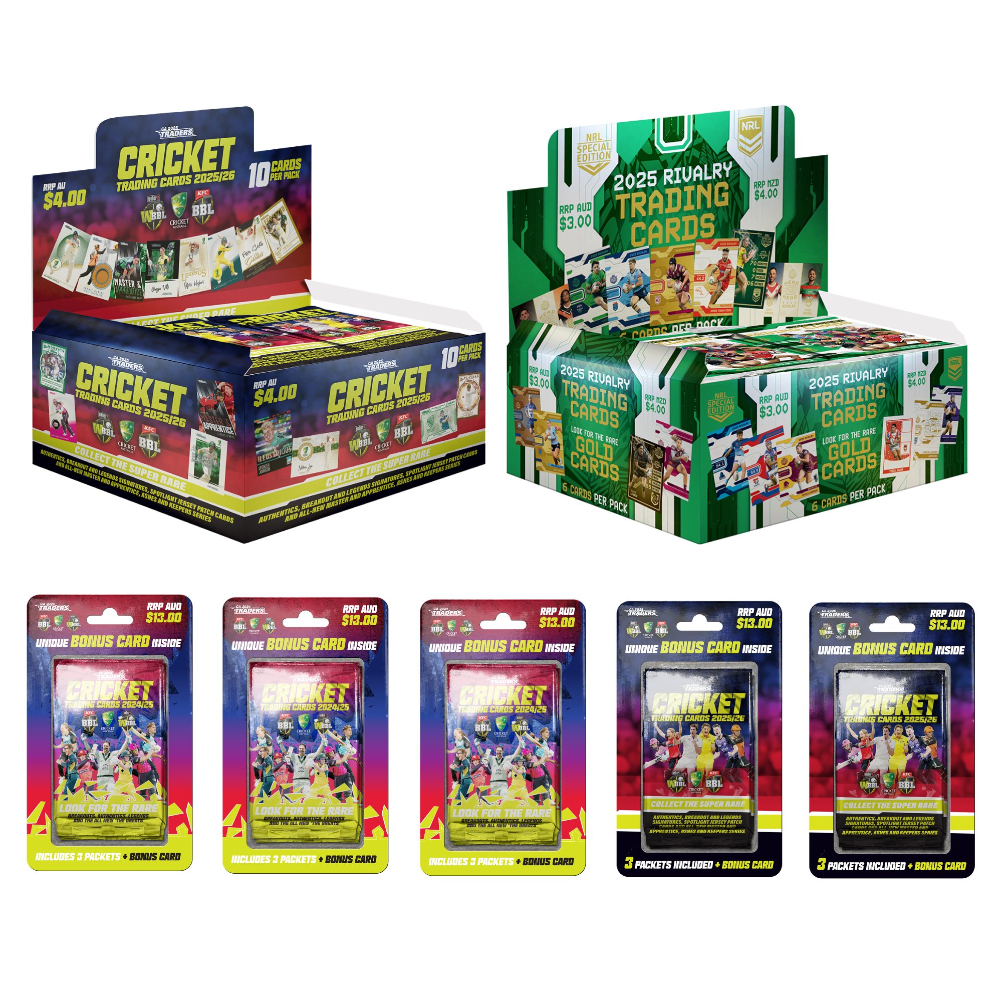 2025 Cricket Traders and NRL Rivalry Bundle